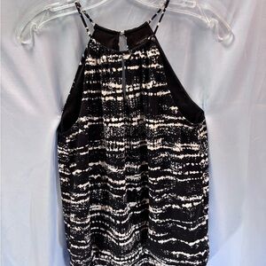 Ann Taylor Black & White Halter Camisole